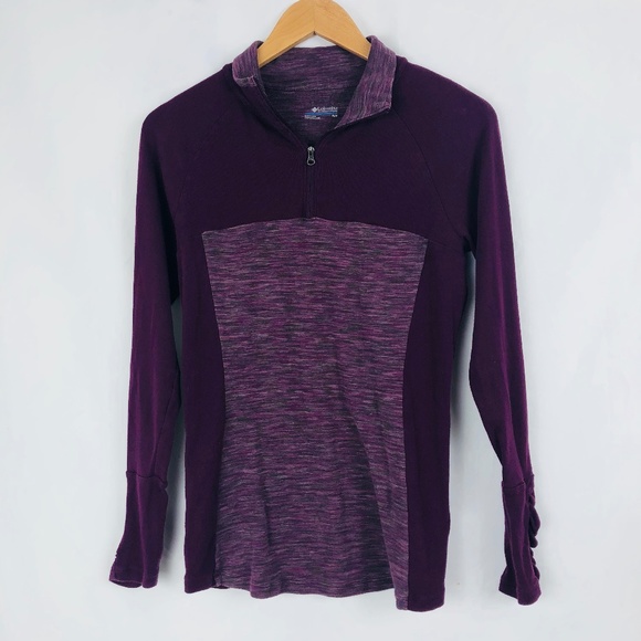 Columbia Tops - Columbia Long Sleeve Collared Quarter Zip Shirt M